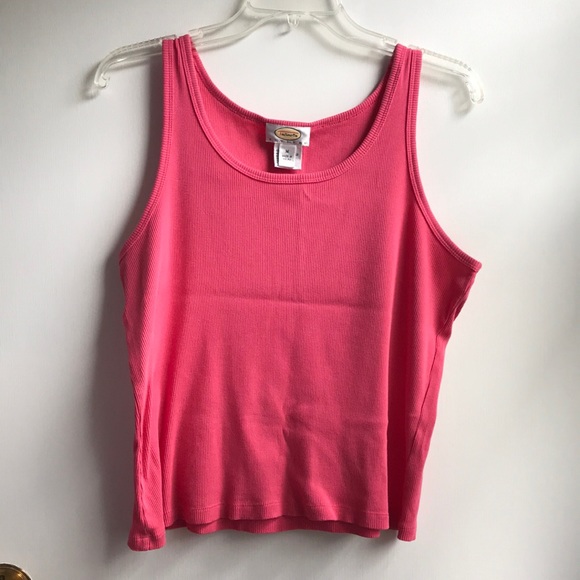 Talbots Tops - Talbots Pink Ribbed Tank Top EUC sz Medium Petite